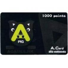 ACARD1000點 香港A卡1000點 A card 1000點 官方卡